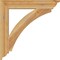 Ekena Millwork Thorton Traditional Rough Sawn Bracket, Western Red Cedar, 4"W x 28"D x 28"H BKT04X28X28THR01RWR - alternate 2